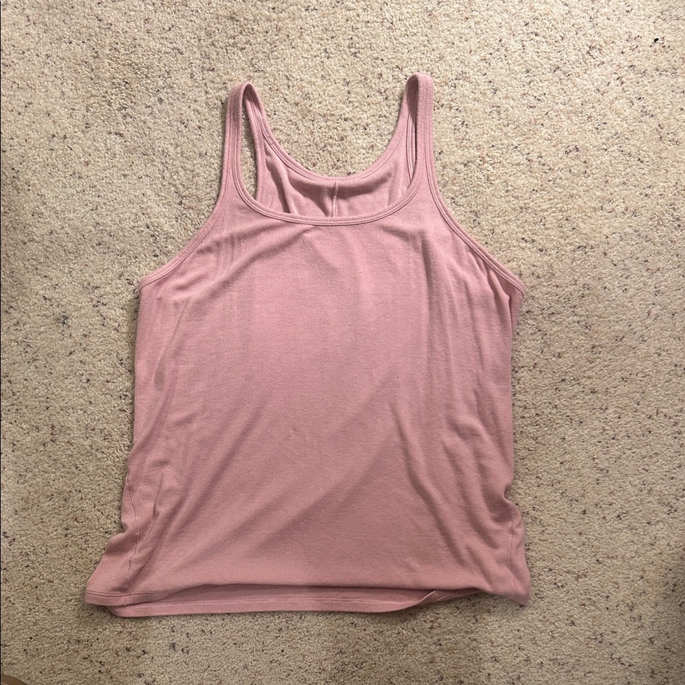 Pink Lululemon Hold Tight Tank Top